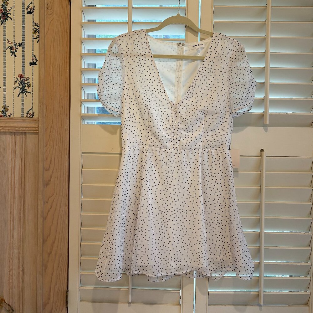 Polka dot minidress